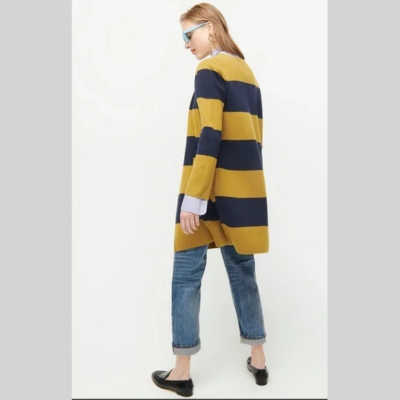 J Crew Juliette Sweater Blazer in Rugby Stripe - Picture 3 of 10
